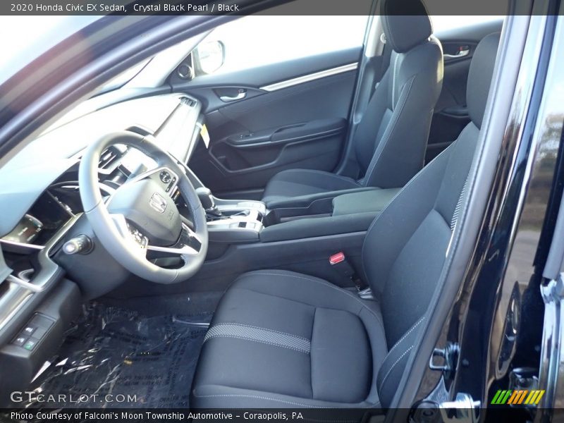 Front Seat of 2020 Civic EX Sedan