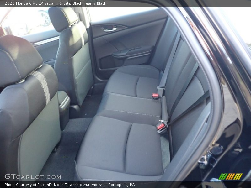 Rear Seat of 2020 Civic EX Sedan