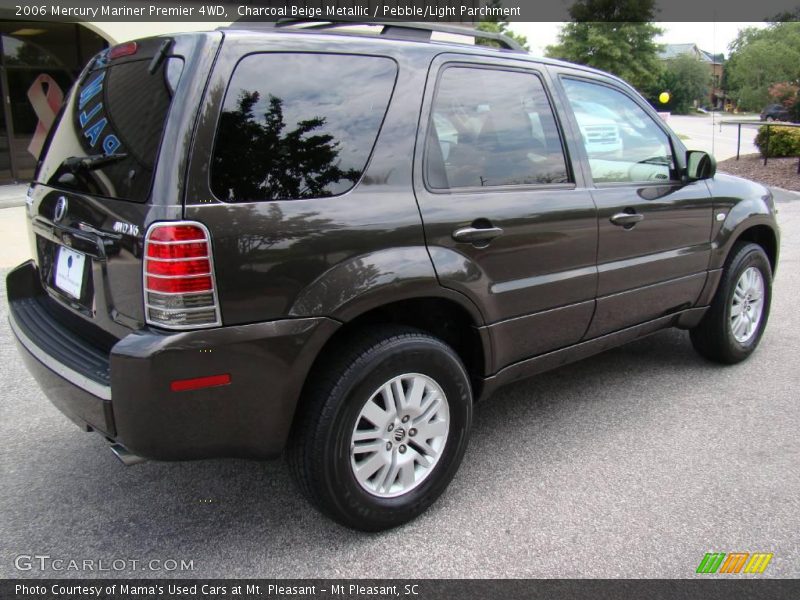 Charcoal Beige Metallic / Pebble/Light Parchment 2006 Mercury Mariner Premier 4WD