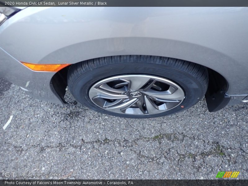 Lunar Silver Metallic / Black 2020 Honda Civic LX Sedan