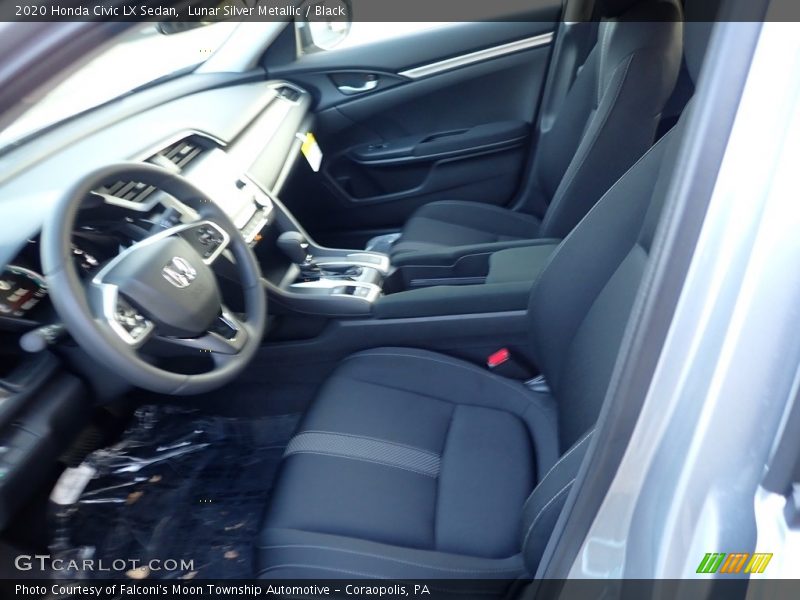 Lunar Silver Metallic / Black 2020 Honda Civic LX Sedan