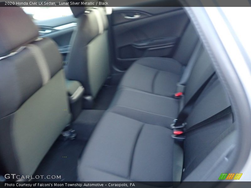 Lunar Silver Metallic / Black 2020 Honda Civic LX Sedan