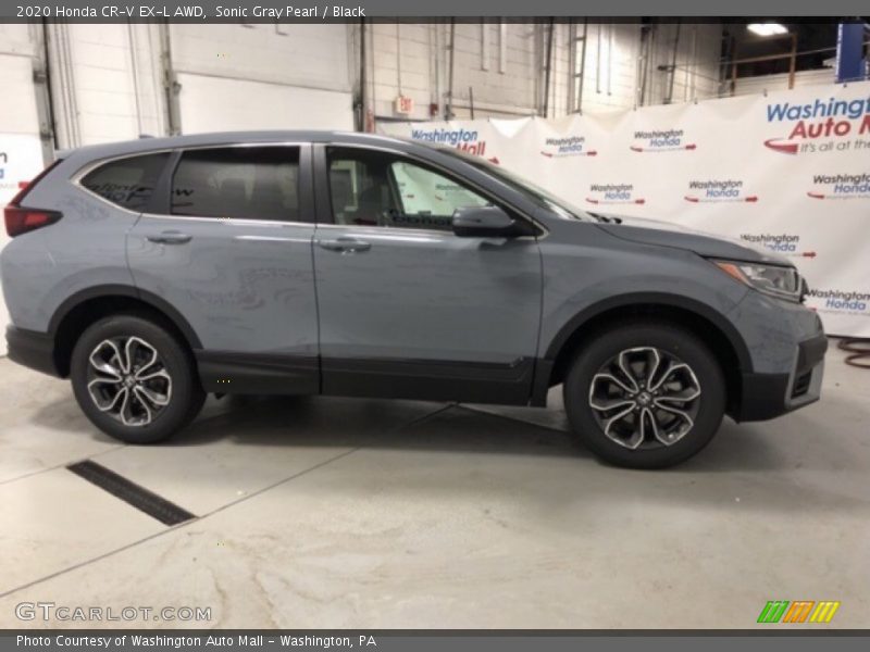 Sonic Gray Pearl / Black 2020 Honda CR-V EX-L AWD
