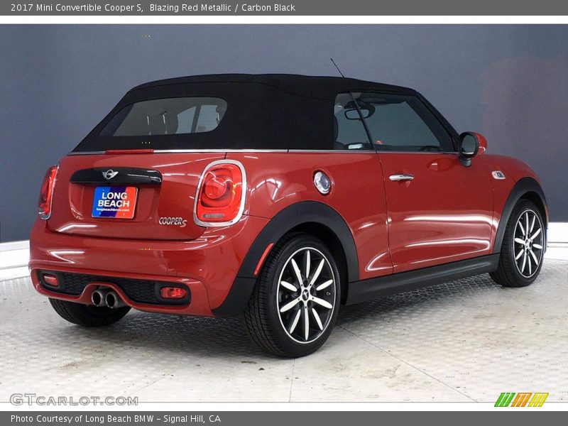 Blazing Red Metallic / Carbon Black 2017 Mini Convertible Cooper S
