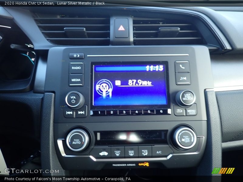 Lunar Silver Metallic / Black 2020 Honda Civic LX Sedan