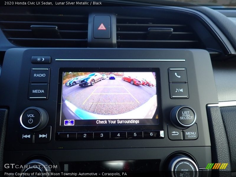 Lunar Silver Metallic / Black 2020 Honda Civic LX Sedan