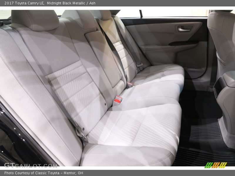Midnight Black Metallic / Ash 2017 Toyota Camry LE