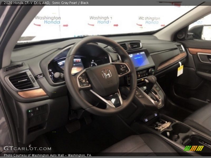 Sonic Gray Pearl / Black 2020 Honda CR-V EX-L AWD