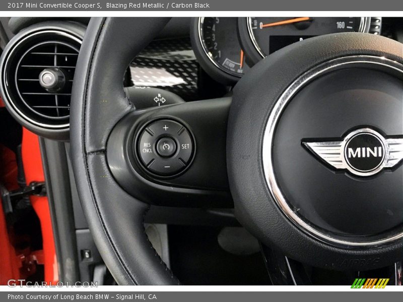 Blazing Red Metallic / Carbon Black 2017 Mini Convertible Cooper S