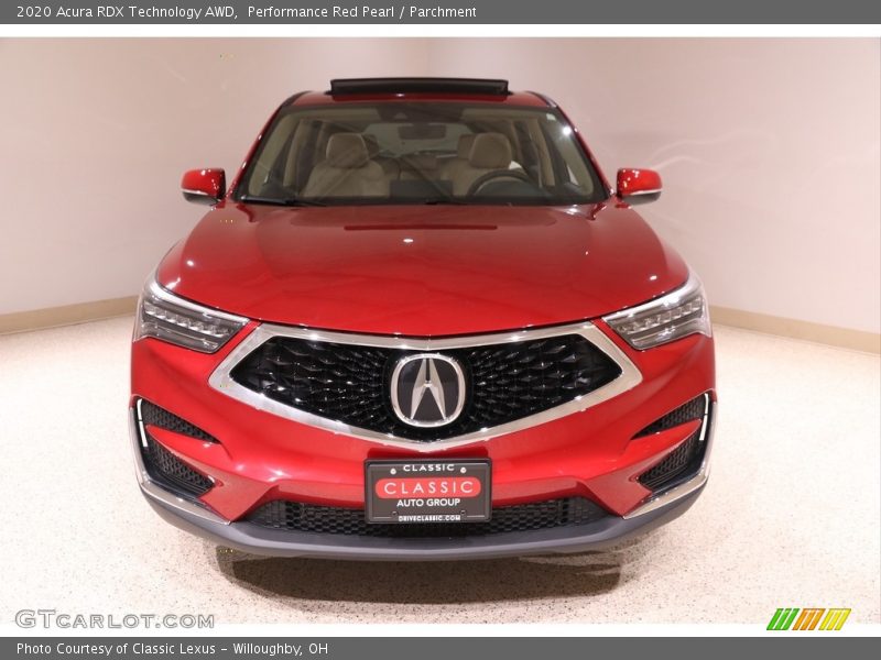 Performance Red Pearl / Parchment 2020 Acura RDX Technology AWD