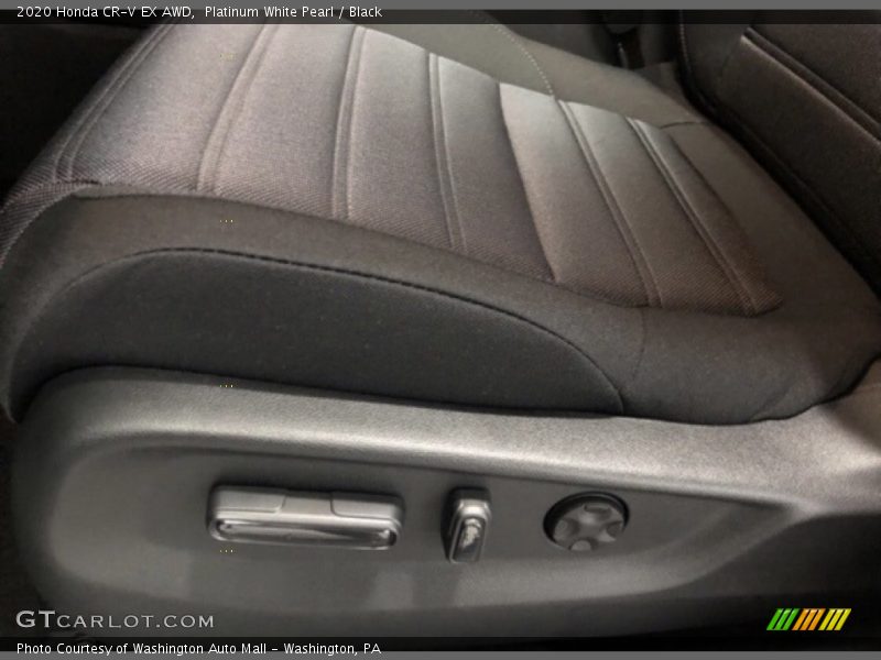 Platinum White Pearl / Black 2020 Honda CR-V EX AWD
