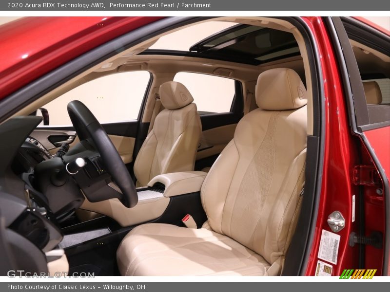 Performance Red Pearl / Parchment 2020 Acura RDX Technology AWD