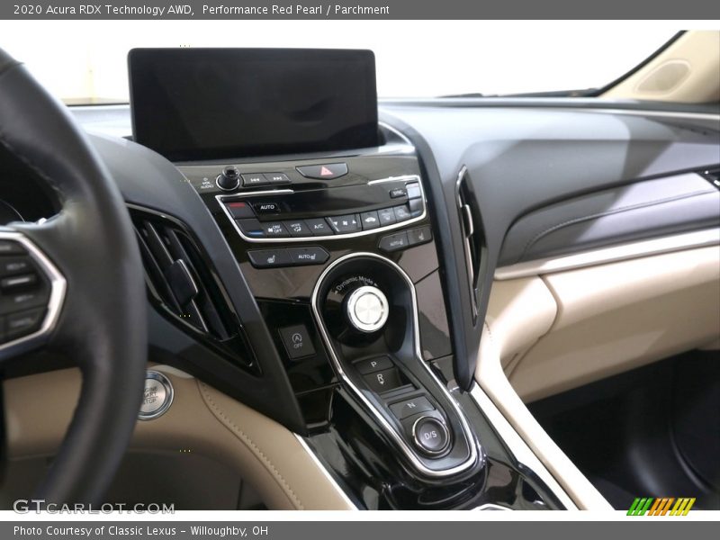 Controls of 2020 RDX Technology AWD