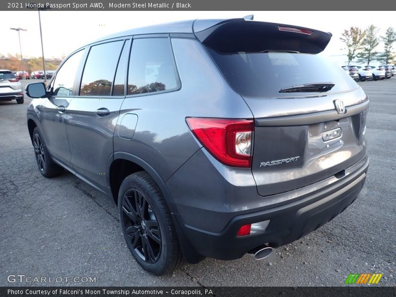 Modern Steel Metallic / Black 2021 Honda Passport Sport AWD
