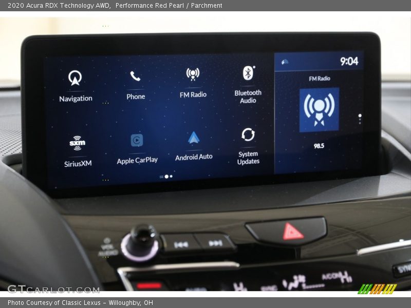 Performance Red Pearl / Parchment 2020 Acura RDX Technology AWD