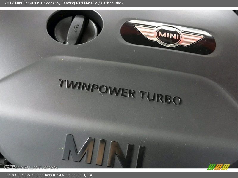 Blazing Red Metallic / Carbon Black 2017 Mini Convertible Cooper S