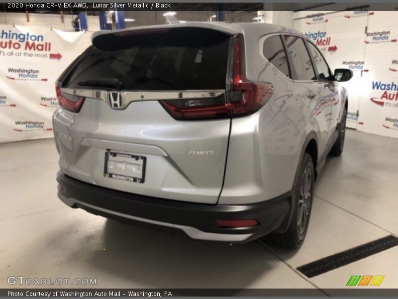 Lunar Silver Metallic / Black 2020 Honda CR-V EX AWD