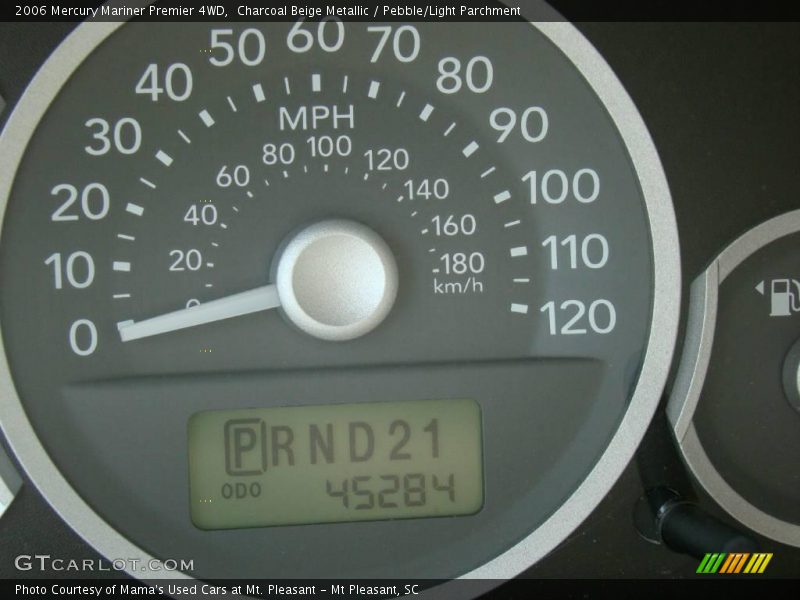 Charcoal Beige Metallic / Pebble/Light Parchment 2006 Mercury Mariner Premier 4WD
