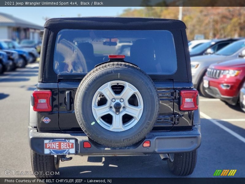 Black / Black 2021 Jeep Wrangler Unlimited Sport 4x4