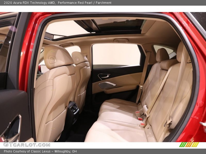 Rear Seat of 2020 RDX Technology AWD