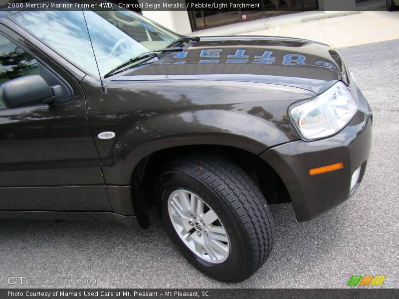 Charcoal Beige Metallic / Pebble/Light Parchment 2006 Mercury Mariner Premier 4WD