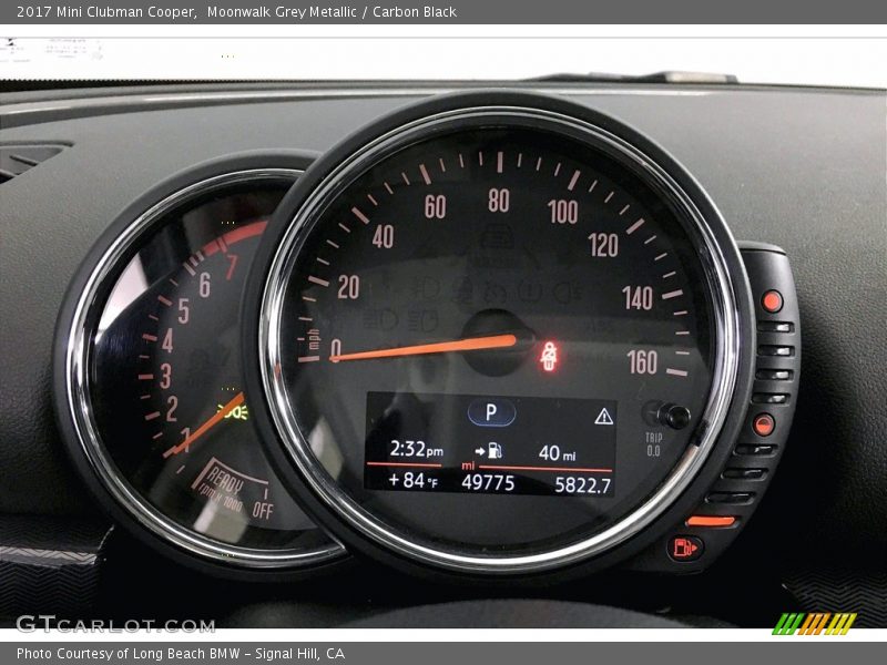 Moonwalk Grey Metallic / Carbon Black 2017 Mini Clubman Cooper