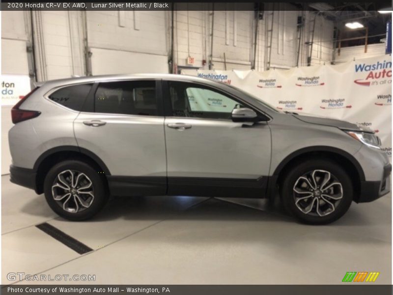 Lunar Silver Metallic / Black 2020 Honda CR-V EX AWD