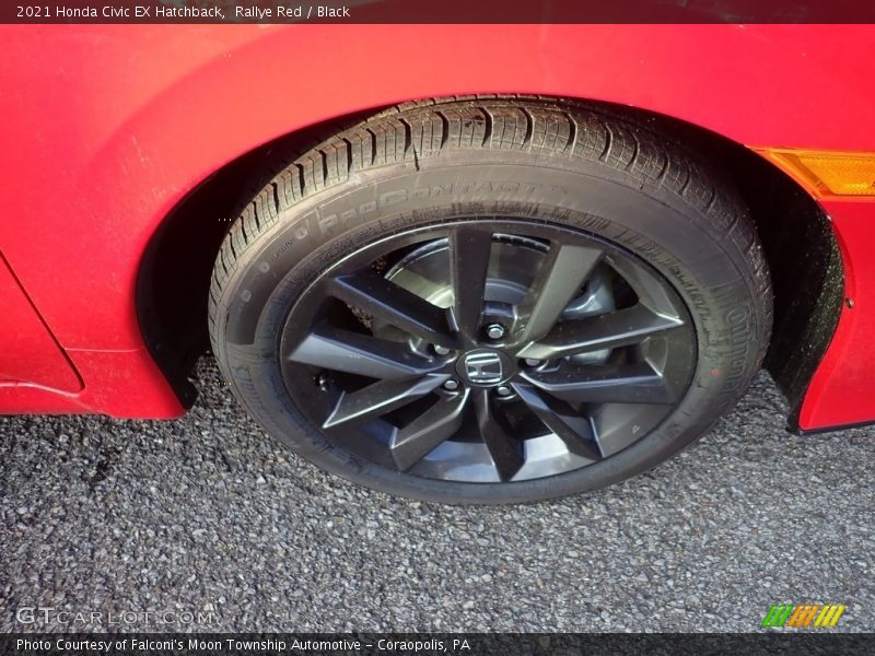 Rallye Red / Black 2021 Honda Civic EX Hatchback