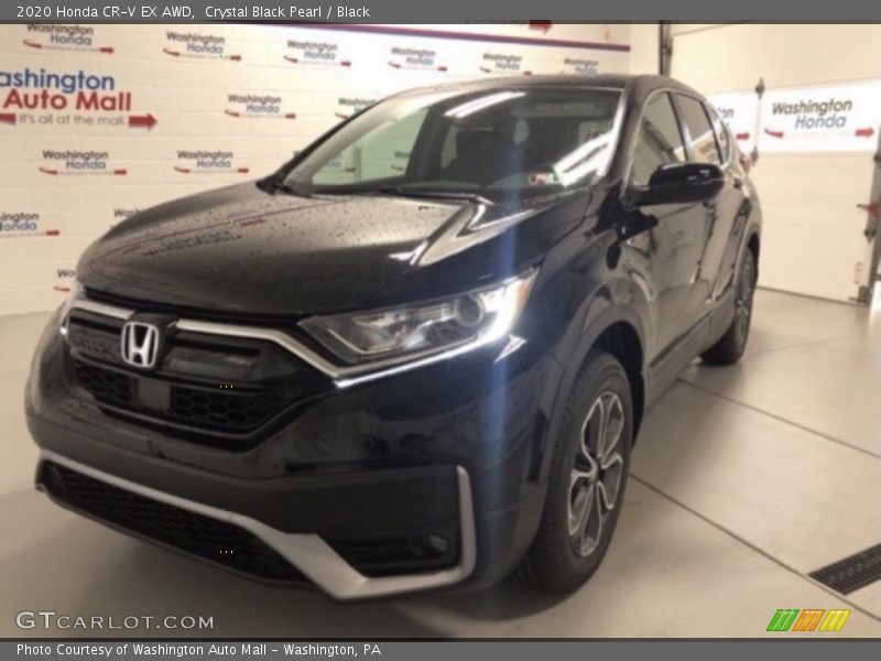 Crystal Black Pearl / Black 2020 Honda CR-V EX AWD