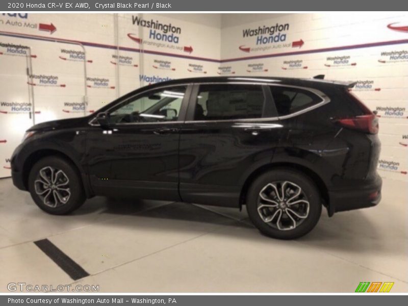 Crystal Black Pearl / Black 2020 Honda CR-V EX AWD