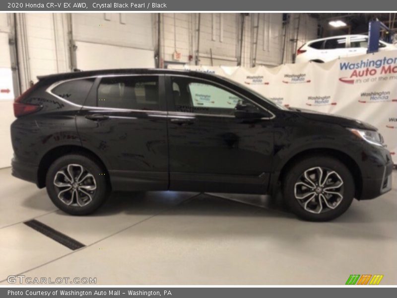 Crystal Black Pearl / Black 2020 Honda CR-V EX AWD