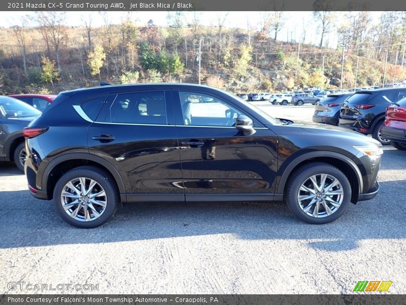 Jet Black Mica / Black 2021 Mazda CX-5 Grand Touring AWD