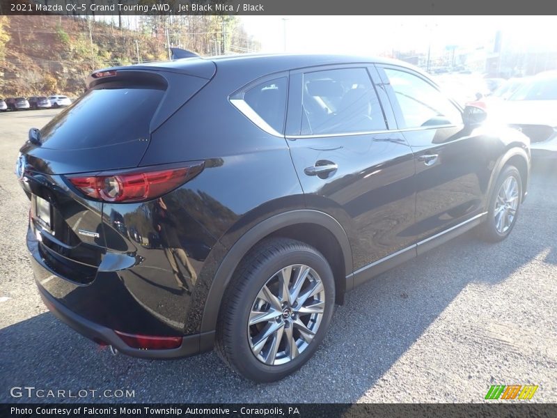 Jet Black Mica / Black 2021 Mazda CX-5 Grand Touring AWD