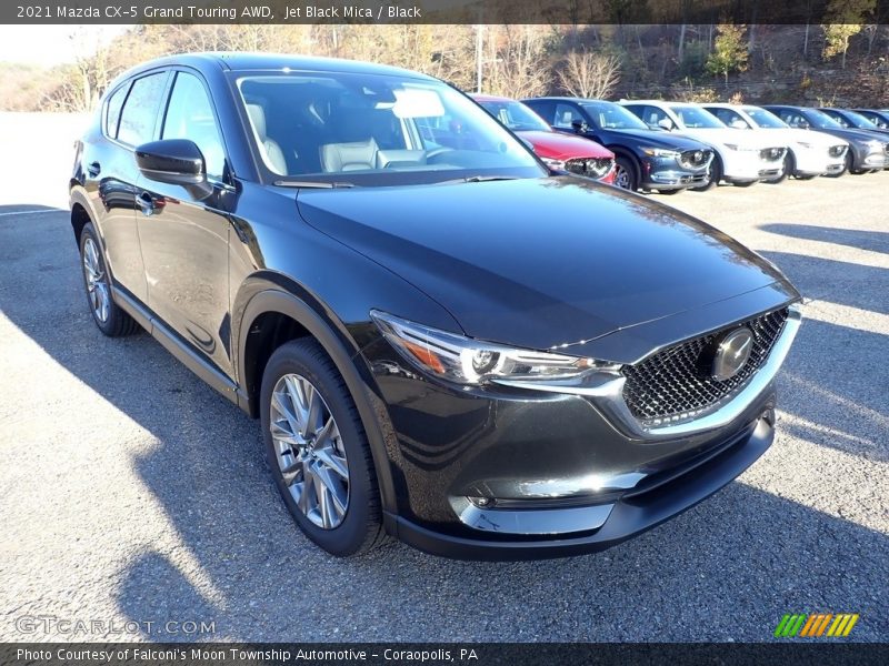 Jet Black Mica / Black 2021 Mazda CX-5 Grand Touring AWD