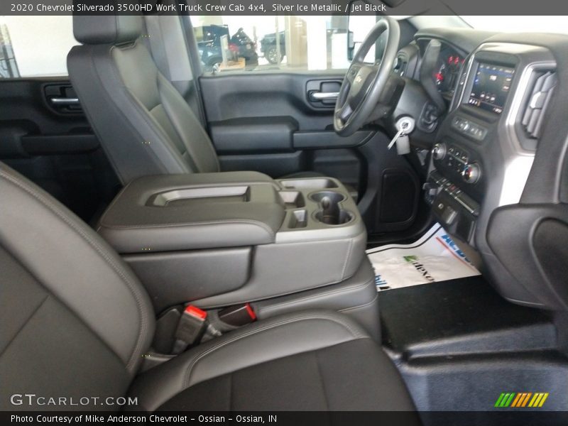Silver Ice Metallic / Jet Black 2020 Chevrolet Silverado 3500HD Work Truck Crew Cab 4x4