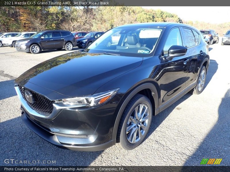 Jet Black Mica / Black 2021 Mazda CX-5 Grand Touring AWD