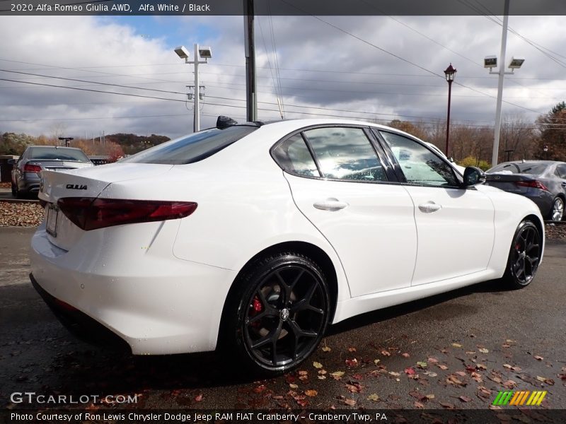 Alfa White / Black 2020 Alfa Romeo Giulia AWD