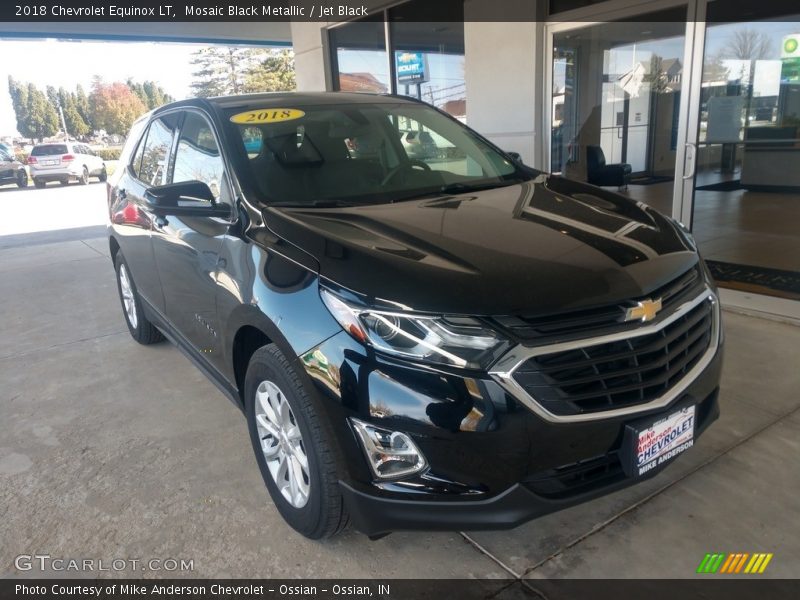 Mosaic Black Metallic / Jet Black 2018 Chevrolet Equinox LT