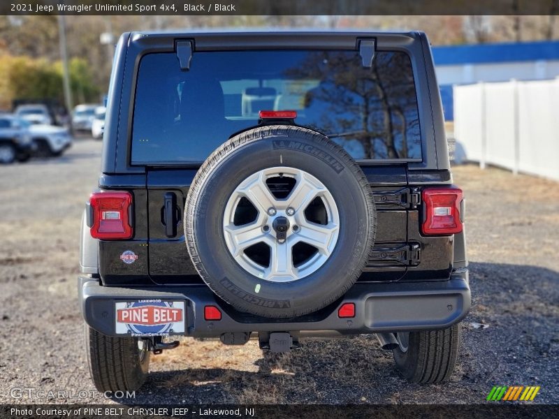 Black / Black 2021 Jeep Wrangler Unlimited Sport 4x4