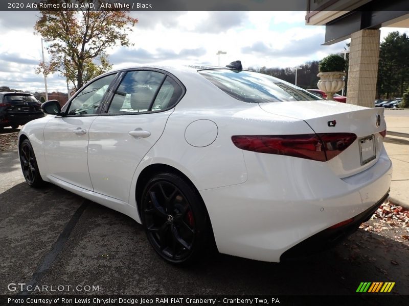 Alfa White / Black 2020 Alfa Romeo Giulia AWD
