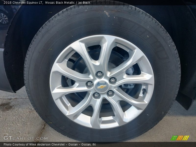 Mosaic Black Metallic / Jet Black 2018 Chevrolet Equinox LT
