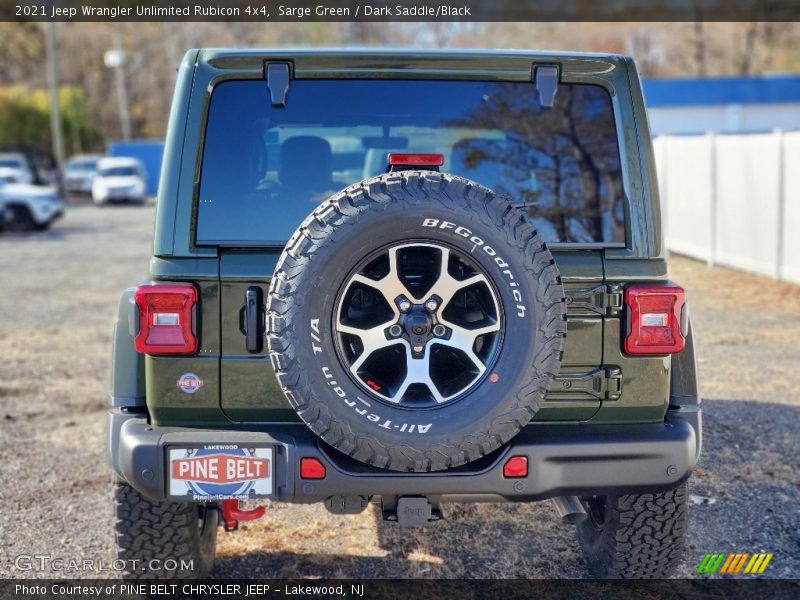 Sarge Green / Dark Saddle/Black 2021 Jeep Wrangler Unlimited Rubicon 4x4