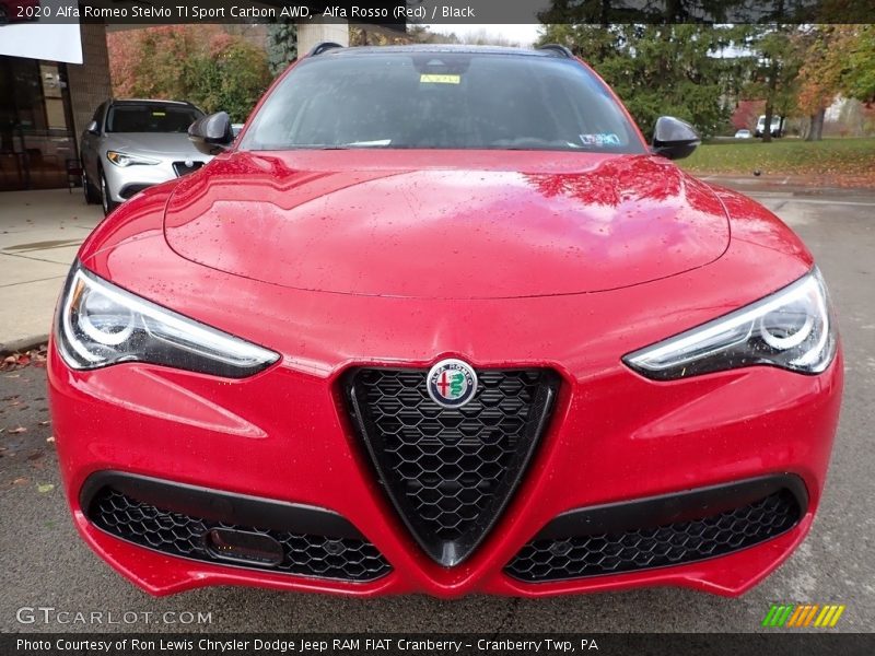 Alfa Rosso (Red) / Black 2020 Alfa Romeo Stelvio TI Sport Carbon AWD