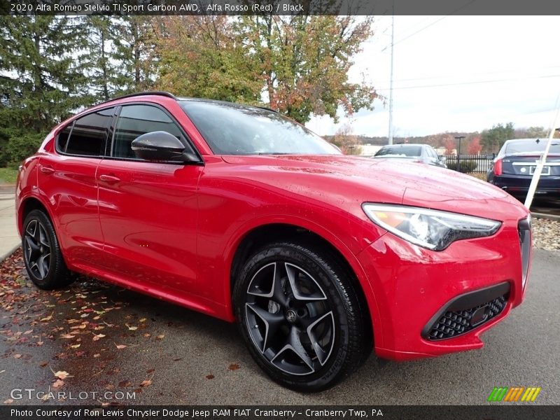 Front 3/4 View of 2020 Stelvio TI Sport Carbon AWD