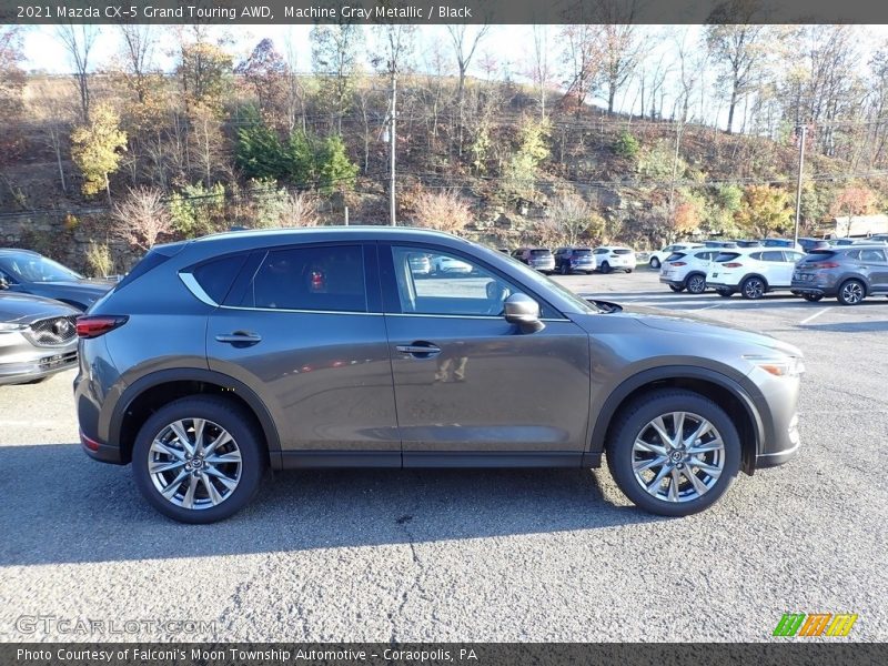 Machine Gray Metallic / Black 2021 Mazda CX-5 Grand Touring AWD