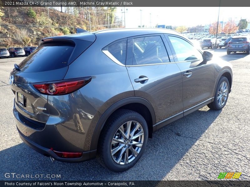 Machine Gray Metallic / Black 2021 Mazda CX-5 Grand Touring AWD