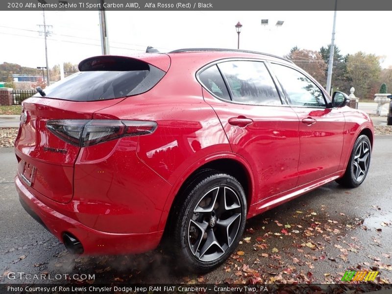 Alfa Rosso (Red) / Black 2020 Alfa Romeo Stelvio TI Sport Carbon AWD
