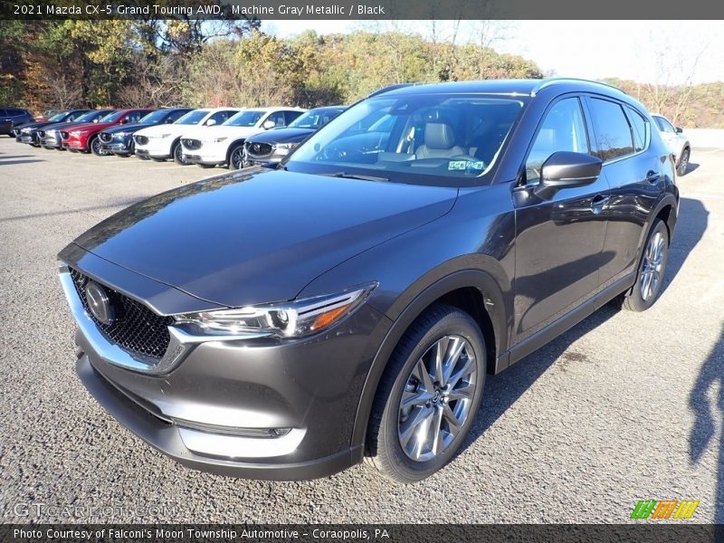 Machine Gray Metallic / Black 2021 Mazda CX-5 Grand Touring AWD