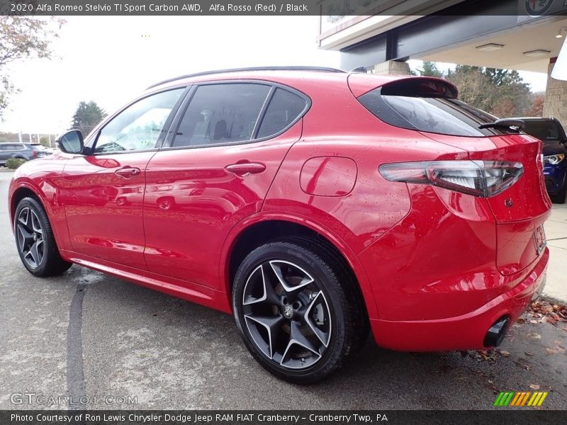 Alfa Rosso (Red) / Black 2020 Alfa Romeo Stelvio TI Sport Carbon AWD