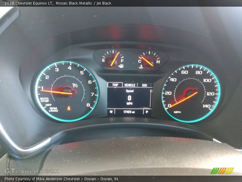 Mosaic Black Metallic / Jet Black 2018 Chevrolet Equinox LT